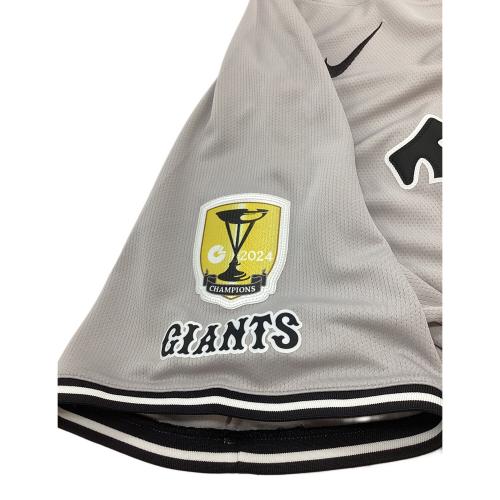 読売ジャイアンツ (ヨミウリジャイアンツ) 【24】大城卓三 応援グッズ 2024優勝ワッペン付 ビジター SIZE XL グレー