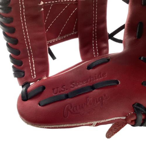 RAWLINGS (ローリングス) HOH PRO EXCEL Wizard #02 軟式グローブ GR4HW2N52MG レッド