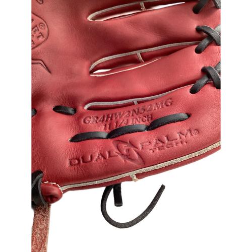 RAWLINGS (ローリングス) HOH PRO EXCEL Wizard #02 軟式グローブ GR4HW2N52MG レッド