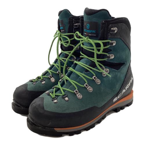 SCARPA (スカルパ) MONT BLANC GTX 厳冬期用 トレッキングシューズ 87525-200 メンズ EU41(25.5～26cm相当) グリーン×ブラック