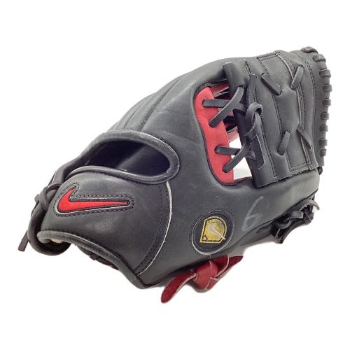 NIKE (ナイキ) PRO GOLD 硬式グローブ 11.25 ブラック×レッド