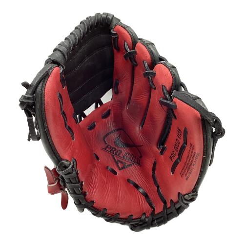 NIKE (ナイキ) PRO GOLD 硬式グローブ 11.25 ブラック×レッド