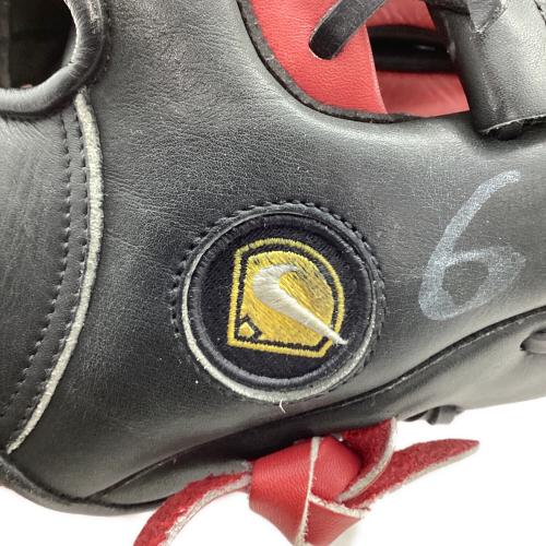 NIKE (ナイキ) PRO GOLD 硬式グローブ 11.25 ブラック×レッド