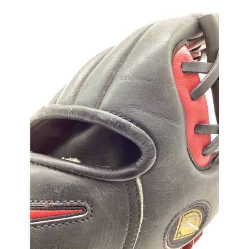 NIKE (ナイキ) PRO GOLD 硬式グローブ 11.25 ブラック×レッド