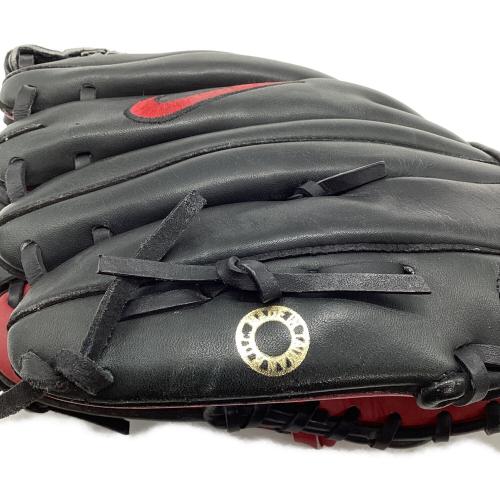 NIKE (ナイキ) PRO GOLD 硬式グローブ 11.25 ブラック×レッド