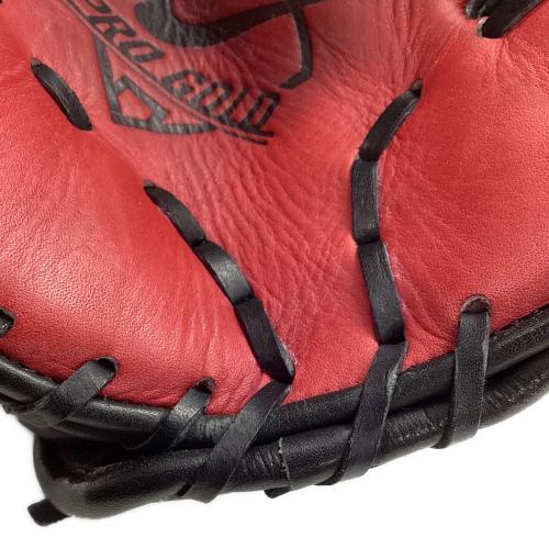 NIKE (ナイキ) PRO GOLD 硬式グローブ 11.25 ブラック×レッド