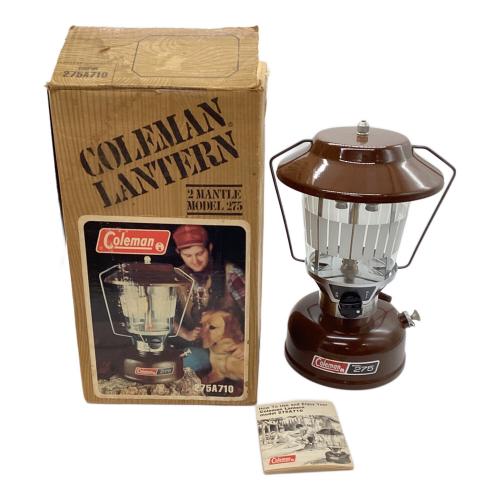 Coleman (コールマン) 275 ガソリンランタン ビッグハット/ハーフフロストグローブ ヴィンテージ