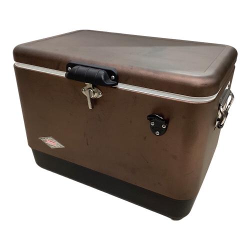 Coleman (コールマン) スチールベルトクーラー クーラーボックス 54QT コーヒー
