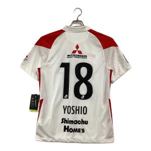 浦和レッズ (ウラワレッズ) サッカーユニフォーム CV9241-100 2021ユニフォーム アウェイ メンズ SIZE L ホワイト×レッド