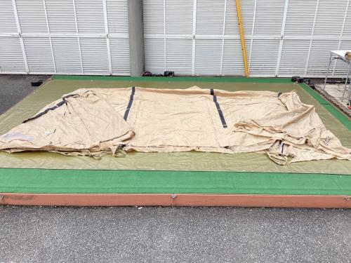 DOD (ディーオーディー) ツールームテント T5-689-TN ヨゴレ・ポール曲がり有 カマボコテント3M