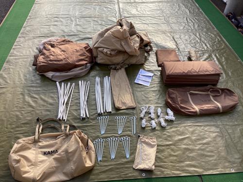 DOD (ディーオーディー) ツールームテント T5-689-TN ヨゴレ・ポール曲がり有 カマボコテント3M