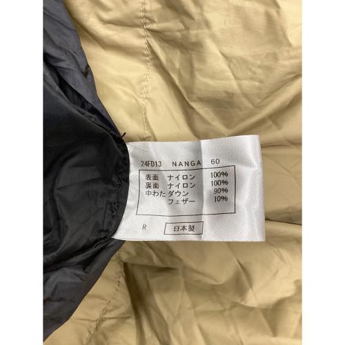 NANGA (ナンガ) マミー型シュラフ(ダウン) 別注 ブラック×カーキ オーロラライト 600 レギュラー