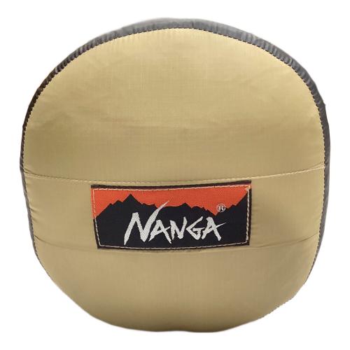 NANGA (ナンガ) マミー型シュラフ(ダウン) 別注 ブラック×カーキ オーロラライト 600 レギュラー