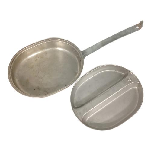 US軍 (ユーエスグン) メスキットパン・フードキャニスターセット アウトドア食器 シルバー