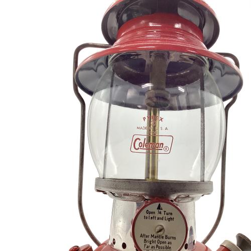 Coleman (コールマン) 200A イエローボーダー ガソリンランタン 前期型ハイベンチレーター/PYREXグローブ ヴィンテージ