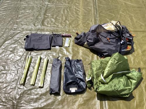 RIPEN (ライペン) 登山用テント グリーン ドマドームライト2