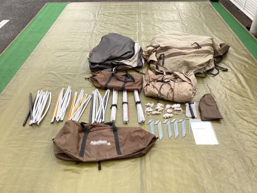 OGAWA (オガワ) ツールームテント 2788 ヨゴレ・ポール曲がり有 アポロン