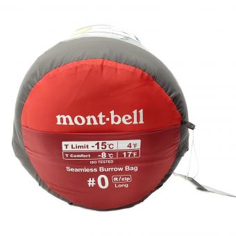 mont-bell (モンベル) マミー型シュラフ(化繊) 1121429 レッド シームレスバロウバッグ#0