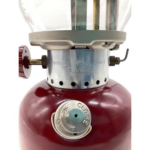 Coleman (コールマン) 200A バーガンディ ガソリンランタン バーガンディ・マルーン過渡期 ヴィンテージ