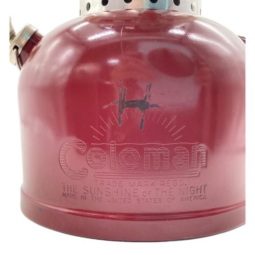 Coleman (コールマン) 200A バーガンディ ガソリンランタン バーガンディ・マルーン過渡期 ヴィンテージ