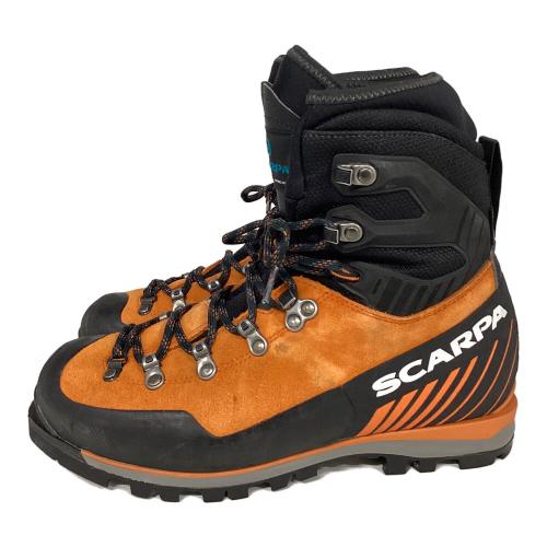 SCARPA (スカルパ) モンブランPRO GTX 厳冬期用 トレッキングシューズ 87520-201 メンズ SIZE 25.5cm オレンジ×ブラック
