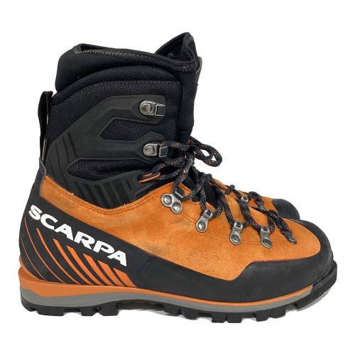 SCARPA (スカルパ) モンブランPRO GTX 厳冬期用 トレッキングシューズ 87520-201 メンズ SIZE 25.5cm オレンジ×ブラック