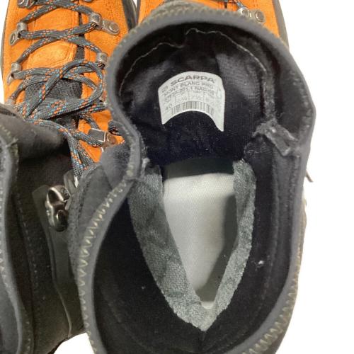 SCARPA (スカルパ) モンブランPRO GTX 厳冬期用 トレッキングシューズ 87520-201 メンズ SIZE 25.5cm オレンジ×ブラック