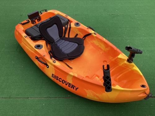 DISCOVERY コンパクトカヤック 2022NEWモデル  ディスカバリー フィッシングカヤック　専用アルミシート、エレキマウント付　 アウトドアショップディスカバリー - DISCOVERYカヤック｜Yahoo