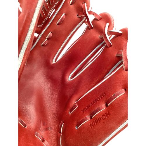 YGS (山本グラブスタジオ) Pro Essential 硬式グローブ AR13 ショックツーピースウェブ レッド