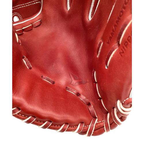 YGS (山本グラブスタジオ) Pro Essential 硬式グローブ AR13 ショックツーピースウェブ レッド
