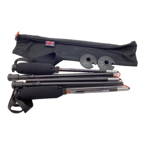 MOUNTAIN KING (マウンテンキング) トレッキングポール カーボン 2本入り トレラン向け ブラック trail blaze skyrunner