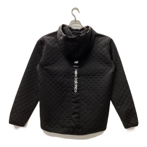 NEW BALANCE (ニューバランス) ゴルフウェア(トップス) 012-4220003 キルトフルジップフーディ メンズ SIZE L ブラック