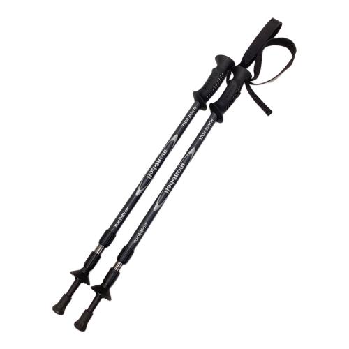 mont-bell (モンベル) トレッキングポール 2本セット 105-130cm グレー アルパインポール アンチショック
