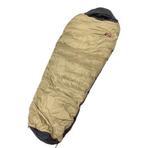 NANGA (ナンガ) マミー型シュラフ(ダウン) ストレージバッグ付 コヨーテ×ブラック オーロラ900