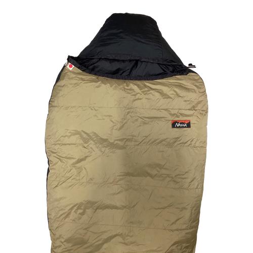 NANGA (ナンガ) マミー型シュラフ(ダウン) ストレージバッグ付 コヨーテ×ブラック オーロラ900