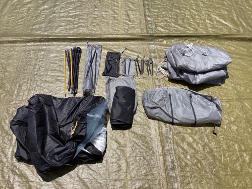 MURACO (ムラコ) 登山用テント  ハーフメッシュインナー グレー RAPIDE X1-2P