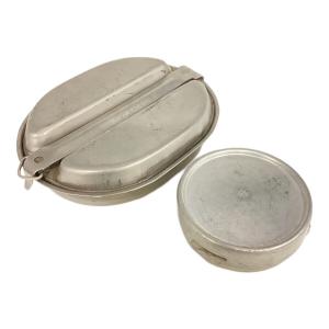 US軍 (ユーエスグン) メスキットパン・フードキャニスターセット アウトドア食器 シルバー