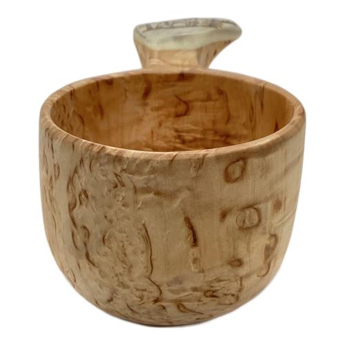 pahkataide (パッカタイデ) カーリーバーチ＆ヘラジカのツノ アウトドア食器 ククサカップ