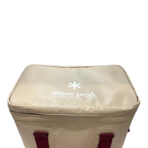 Snow peak (スノーピーク) ソフトクーラー38 ソフトクーラー FP-138 ベージュ×レッド