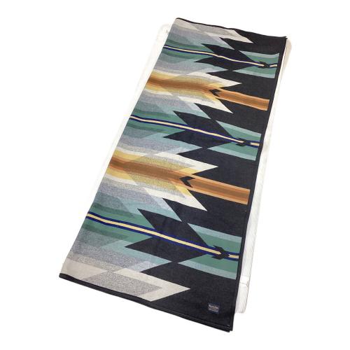 PENDLETON (ペンドルトン) ブランケット ブラック×グリーン