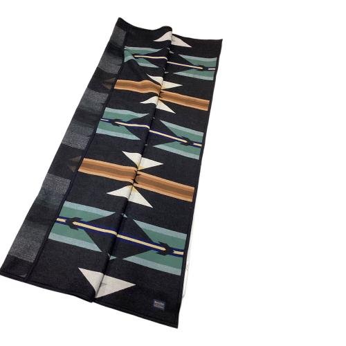 PENDLETON (ペンドルトン) ブランケット ブラック×グリーン