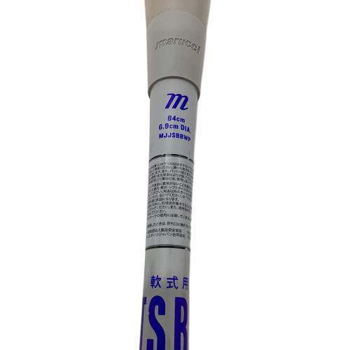 marucci (マルーチ) ワニクラッシャーパワー 軟式バット MJJSBBWP ケース付 84cm グレー×ブルー