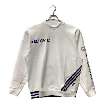 PEARLY GATES (パーリーゲイツ) セーター ゴルフウェア(トップス) 053-4162327 ジャガード クルーネックプルオーバー メンズ SIZE L ホワイト