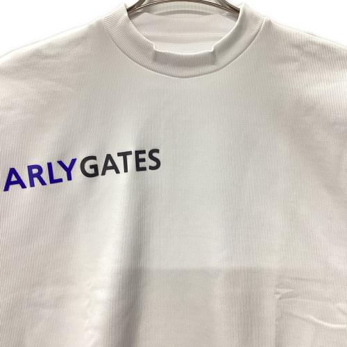 PEARLY GATES (パーリーゲイツ) セーター ゴルフウェア(トップス) 053-4162327 ジャガード クルーネックプルオーバー メンズ SIZE L ホワイト