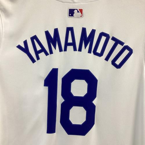 ロサンゼルス・ドジャース リミテッドユニフォーム ホーム 応援グッズ LM25-LDHO SIZE L ホワイト