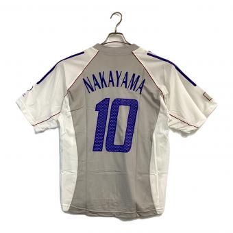 日本代表 (ニホンダイヒョウ) サッカーユニフォーム 381427 02/03 アウェイユニフォーム マッチデープリント(VSベルギー) メンズ SIZE O グレー×ホワイト