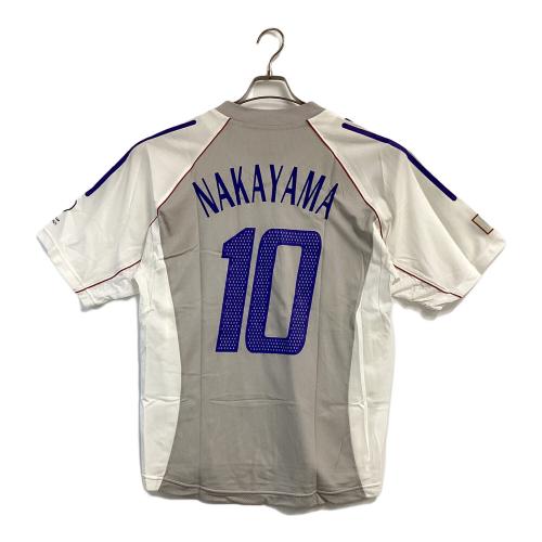 日本代表 (ニホンダイヒョウ) サッカーユニフォーム 381427 02/03 アウェイユニフォーム マッチデープリント(VSベルギー) メンズ SIZE O グレー×ホワイト