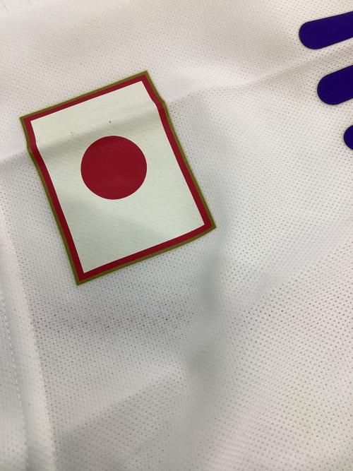 日本代表 (ニホンダイヒョウ) サッカーユニフォーム 381427 02/03 アウェイユニフォーム マッチデープリント(VSベルギー) メンズ SIZE O グレー×ホワイト