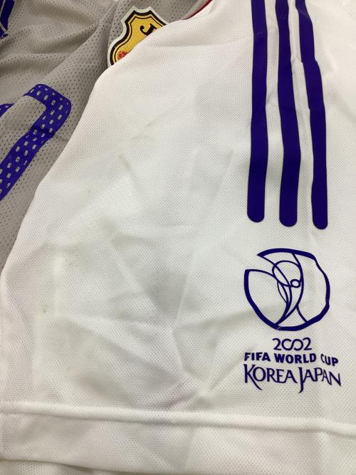 日本代表 (ニホンダイヒョウ) サッカーユニフォーム 381427 02/03 アウェイユニフォーム マッチデープリント(VSベルギー) メンズ SIZE O グレー×ホワイト