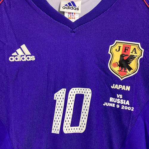日本代表 (ニホンダイヒョウ) サッカーユニフォーム 381414 2002/03ホームユニフォーム (VSロシア戦) メンズ SIZE O ブルー